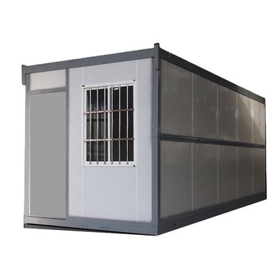 Maison de conteneur pliable de style design moderne fabriquée avec cadre en acier galvanisé