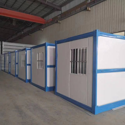Maison de conteneurs pliable de 20 pieds pour bureaux mobiles et entrepôts pliables