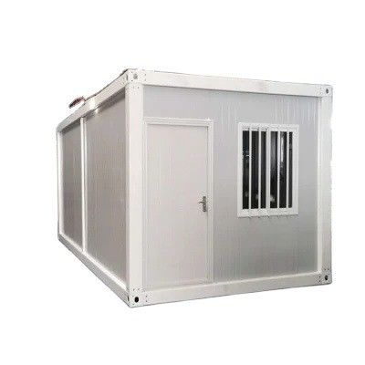 20 pieds maisons de conteneurs pliables maison extérieure des hangars préfabriqués stockage pour polyvalent