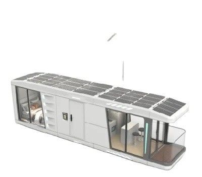 Maison préfabriquée de luxe Maison de conteneurs pour capsule spatiale solaire