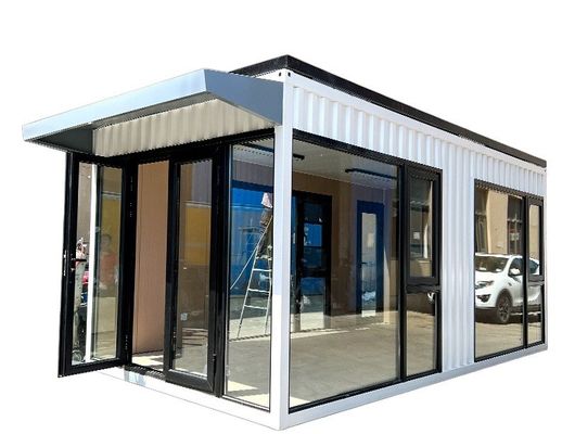 Maison modulaire en acier à conteneur plat de 40 pieds avec un avantage d'installation rapide