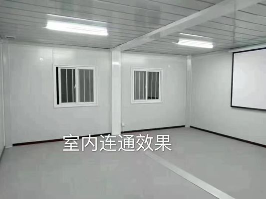 Maison de conteneurs détachables en acier et panneaux sandwich de WeiFang