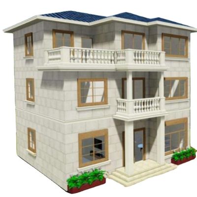 Vente directe de maisons en acier léger de 3 pièces