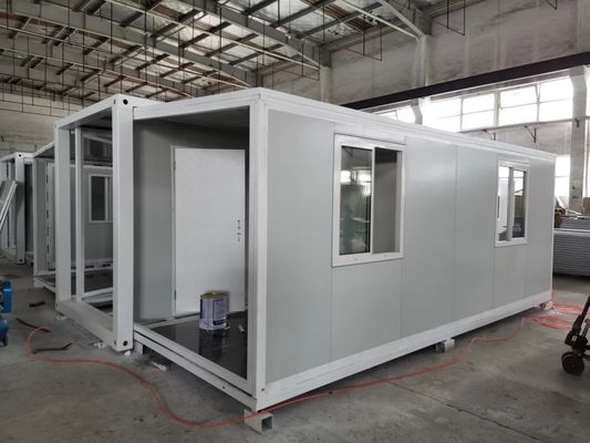Hôtel Container Home Maison extensible de 20 pieds avec structure en acier galvanisé