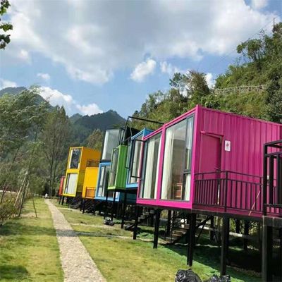 Maison de conteneurs modulaires en acier léger de 20 pieds / 40 pieds pour bâtiments préfabriqués