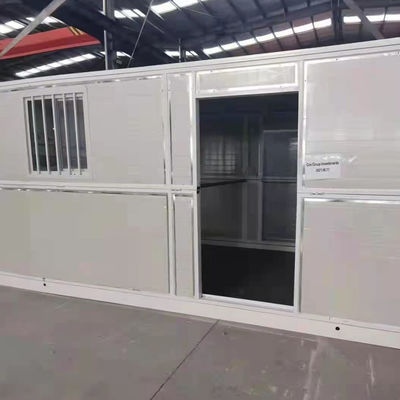 Maison de conteneur pliable avec fenêtre coulissante en PVC