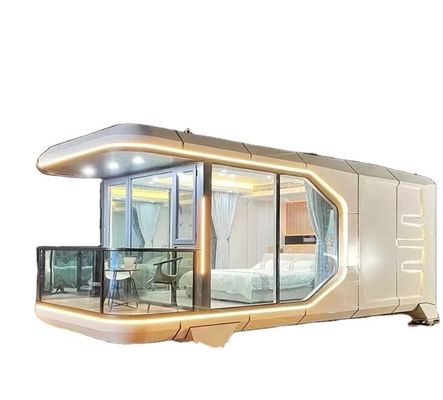 Hôtel Pod Hurricane Proof Capsule préfabriquée Speed Dome maison au milieu du siècle