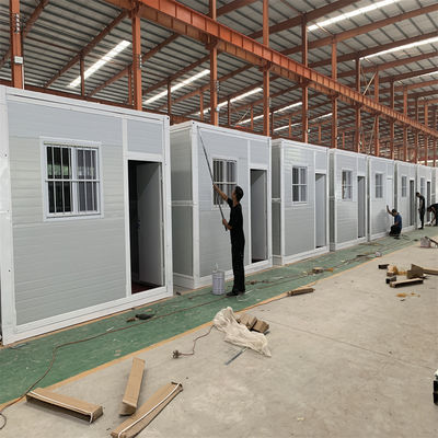 Mordern Container Maison minuscule Modula Maison mobile préfabriquée Maison d'habitation Expédition en blanc/gris/noir