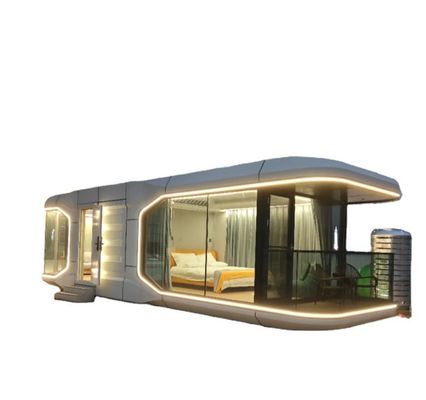 Maison de camping de style capsule spatiale moderne pour hébergement hôtelier