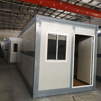Maison de conteneur pliable de style design moderne fabriquée avec cadre en acier galvanisé