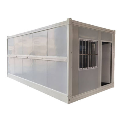 Maison de conteneur pliable de style design moderne fabriquée avec cadre en acier galvanisé