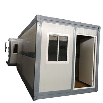 Chambres en conteneurs pliables préfabriquées et portables de 20 pieds avec cadre en acier galvanisé