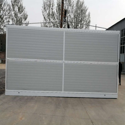 Chambres en conteneurs pliables préfabriquées et portables de 20 pieds avec cadre en acier galvanisé