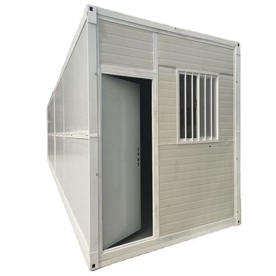 Container de maison de fenêtre coulissante en PVC pour magasin et maison de conteneur pliable préfabriquée