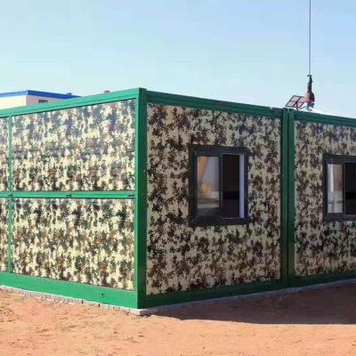Container de maison de fenêtre coulissante en PVC pour magasin et maison de conteneur pliable préfabriquée