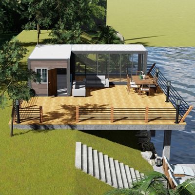 Maison de conteneurs d'expédition pliable portable pour maison mobile