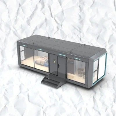 Moderne design élégant Panneau sandwich Capsule préfabriquée Petite maison