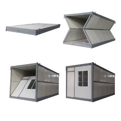 Maison de conteneur pliable à cadre d'acier galvanisé de design moderne pour la décoration de la vie