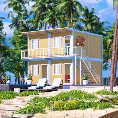 Maison de conteneurs mobile de design moderne pour la protection de l'environnement