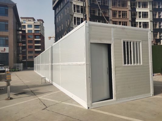 Constructions en acier de 20 pieds, maisons modulaires préfabriquées avec plancher en carton MGO de 18 mm