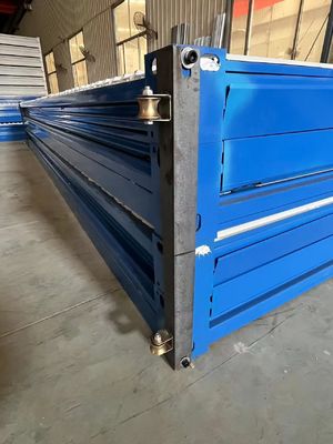 Maison de conteneurs pliable de 20 pieds pour bureaux mobiles et entrepôts pliables