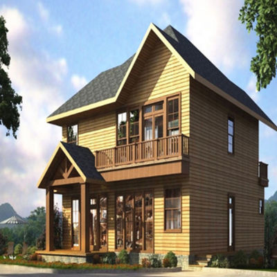 Style de design moderne Chengdu Luxe maison de villa en acier léger OEM