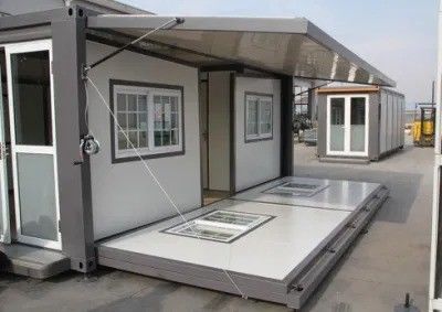 Installation rapide maison de conteneurs de luxe de secours pour atelier entrepôt bureau de construction