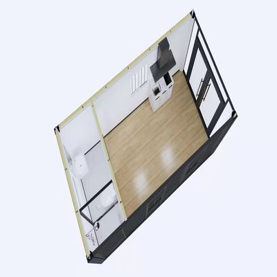 18 mm MGO plancher en carton préfabriqué maison de conteneurs à paquet plat pour l'efficacité du bureau à domicile