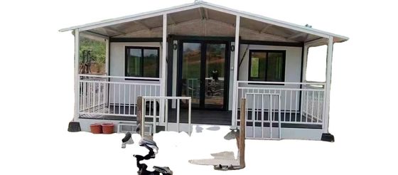 Maison pliable préfabriquée de 20 pieds Container extensible Maison atelier Entrepôt Bureau