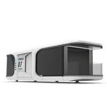 Maison de conteneurs préfabriquée hôpital Capsule hôtel à prix abordable avec design victorien