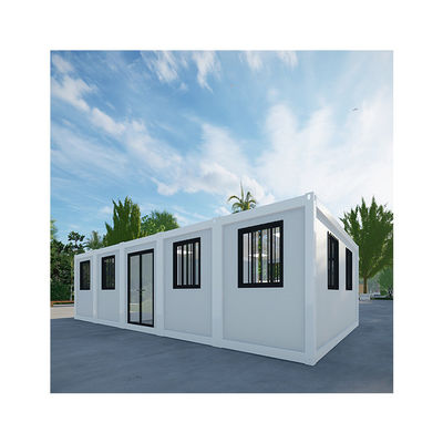 Maison de conteneurs préfabriquée abordable pour hôtel en blanc/gris/noir