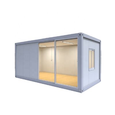 Maison de conteneurs préfabriquée abordable pour hôtel en blanc/gris/noir