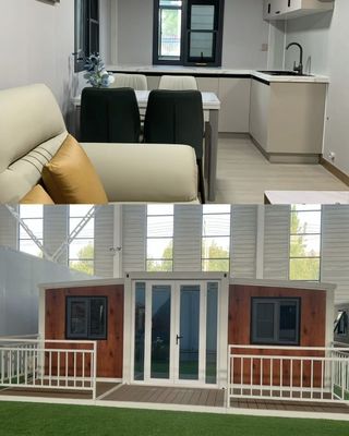 Maison familiale de luxe Container préfabriqué extensible Maison avec un design mobile et pliable