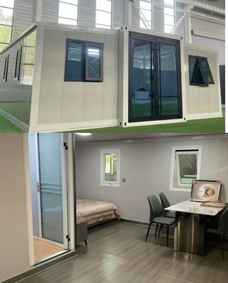Maison familiale de luxe Container préfabriqué extensible Maison avec un design mobile et pliable