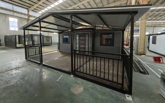 Maison familiale de luxe Container préfabriqué extensible Maison avec un design mobile et pliable