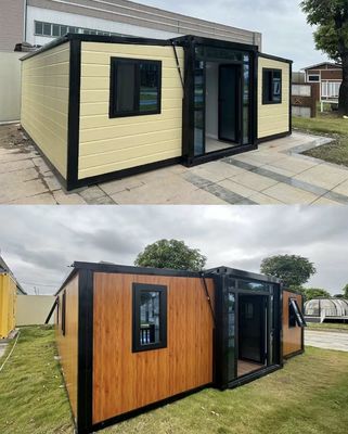 Maison familiale de luxe Container préfabriqué extensible Maison avec un design mobile et pliable