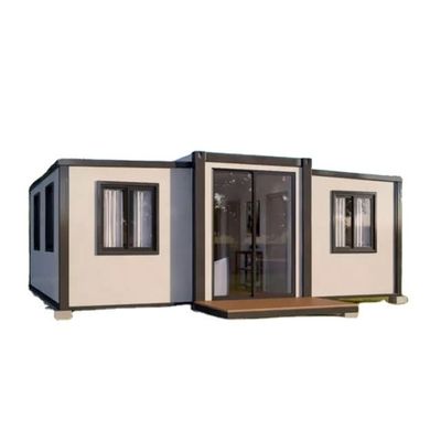 Options d'hébergement hôtelier Maison de conteneurs évolutive avec cadre en acier léger