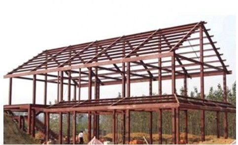 Structures de tuyaux en acier modernes conçues pour les bâtiments agricoles préfabriqués