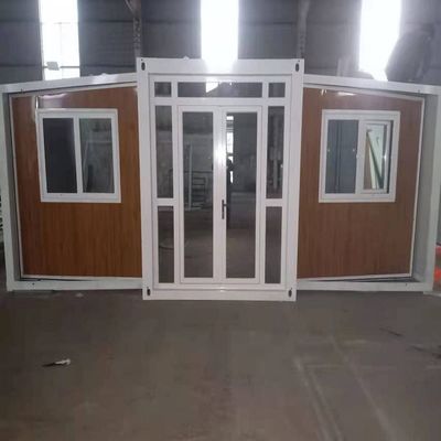 Chambre pliante à double aile maison de conteneurs préfabriquée extensible extensible