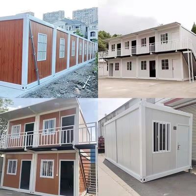 Maison de conteneurs miniature préfabriquée de 18 mm pour logement hôtelier