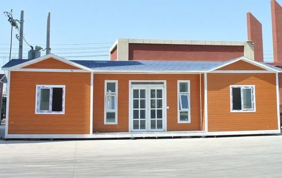 Maison de conteneurs de luxe en acier 20 pieds 40 pieds maisons modulaires préfabriquées évolutives