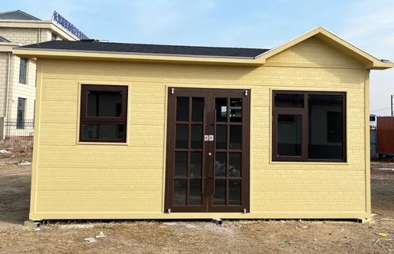Maison de conteneurs de luxe en acier 20 pieds 40 pieds maisons modulaires préfabriquées évolutives