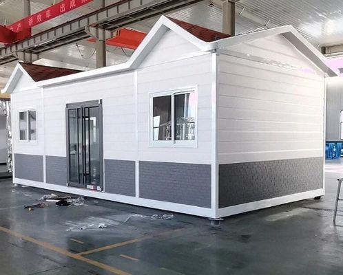 Maison de conteneurs de luxe en acier 20 pieds 40 pieds maisons modulaires préfabriquées évolutives