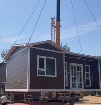 Maison de conteneurs de luxe en acier 20 pieds 40 pieds maisons modulaires préfabriquées évolutives