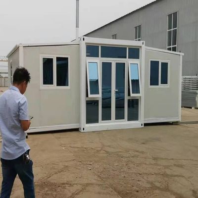 Chambres modulaires expandables de 20 pieds avec fenêtre coulissante en PVC