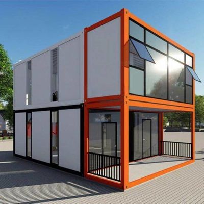 Solution de maison de conteneurs préfabriquée en carton MGO de 18 mm avec support en ligne