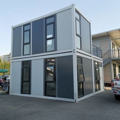 Solution de maison de conteneurs préfabriquée en carton MGO de 18 mm avec support en ligne