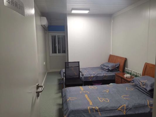 Cadre en acier galvanisé entrepôt préfabriqué pour logements temporaires