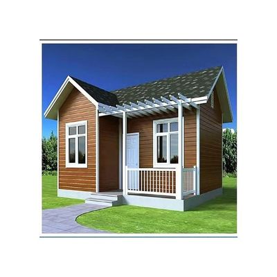 Des maisons en bois raisonnable avec panneau sandwich en acier