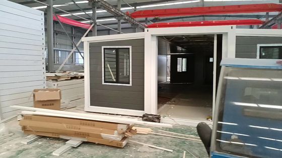Maison préfabriquée pour 20 pieds 40 pieds Construction de bâtiments pliables élargis